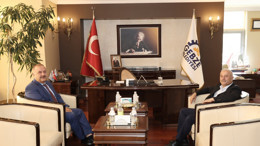 Başsavcı Uslu'dan Başkan Büyükgöz'e ziyaret! Fikir alışverişinde bulunuldu