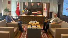 Başsavcı Ziya Burak Gürgah'dan Başkan Başer'e nezaket ziyareti