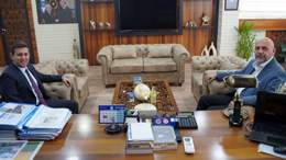 Başsavcı Özcan'dan Başkan Aydın'a nezaket ziyareti