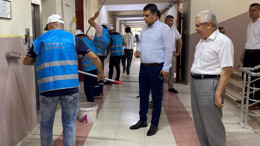 Yükümlülerden eğitime anlamlı destek! Başsavcı Tuncay yerinde inceledi