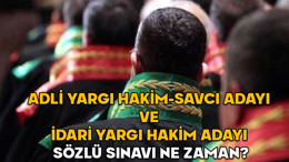18. Dönem İdari Yargı Hakim Adayı sözlü sınavı 2025 || Adli yargı hakim-savcı adayı ve idari yargı hakim adayı sözlü sınavı ne zaman?