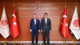 Başsavcı Gürlek'ten Başsavcı Dönmez'e ziyaret