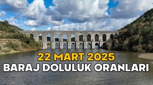 İSTANBUL BARAJ DOLULUK ORANLARI 22 MART 2025: Ömerli, Elmalı, Büyükçekmece, Terkos barajlarında su seviyesi ne kadar?