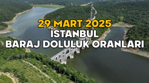 İSTANBUL BARAJ DOLULUK ORANLARI 29 MART 2025: Büyükçekmece, Elmalı, Terkos, Alibey barajlarında su seviyesi nasıl?