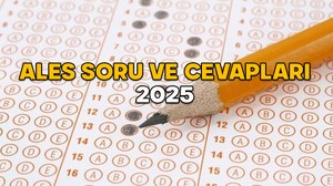 ALES SORU VE CEVAPLARI 2025 || ALES/1 soru kitapçıkları ve cevap anahtarları yayınlandı mı?