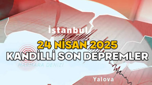 KANDİLLİ SON DEPREMLER 24 NİSAN 2025 || En son deprem nerede oldu, kaç şiddetinde?