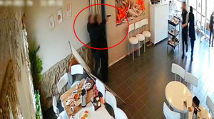 Restoranda dehşet anları kamerada! Eşini öldürüp intihar etti