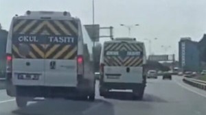 Görüntüler infial yaratmıştı! İki servis şoförü trafiğe çıkamayacak