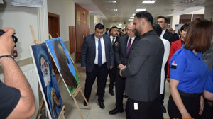 Patnos Adliyesi’nde hükümlülerin el emeği ürünler sergilendi