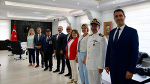 İlçe protokolü bir araya geldi! Başsavcı Altay bayramlaşmada buluştu