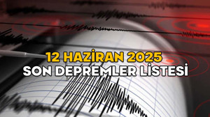SON DAKİKA DEPREM 12 HAZİRAN 2025 || Deprem nerede oldu, kaç şiddetinde, merkez üssü neresi?