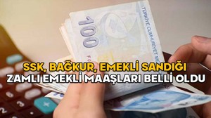 SSK, BAĞKUR, EMEKLİ SANDIĞI ZAMLI EMEKLİ MAAŞLARI BELLİ OLDU: Kim ne kadar alacak?