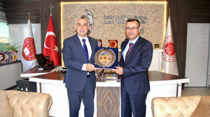 Kaymakam Abay’dan, Başsavcı Korkmaz’a veda ziyareti