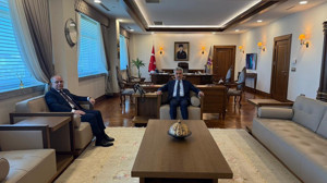 Halil Koç yeni görevine böyle başladı! Danıştay Başkanı Zeki Yiğit'i ziyaret etti