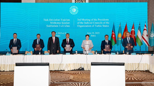 HSK İkinci Daire Başkanı Aydoğdu da katıldı! Türk Devletleri Teşkilatı Yargı Kurulları Ağı kuruldu