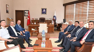 İl protokolünden Rektör Aslan’a ziyaret! Ortak projeler yapılacak