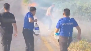 Sosyal medyada binlerce kez izlendi! İnfaz Koruma Memurlarından örnek davranış