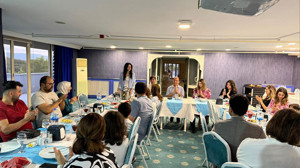 Gönen Adliyesi’nde Hakim Çiftçi için veda yemeği