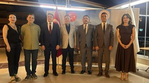 Turgutlu Adliyesi’nde tayini çıkan hakim ve savcılar onuruna veda!