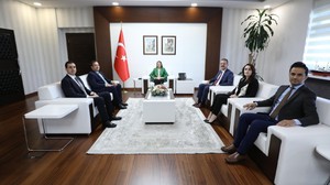 HSK ve yargı camiasında Vali Nurtaç Arslan'a ziyaret! Fikir alışverişinde bulunuldu