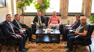 Erzincan Adliyesi’nin üç önemli isminden veda ziyareti!
