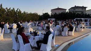 Kırklareli Cumhuriyet Başsavcılığı'nda veda yemeği! Eroğlu ve Gedik plaketle uğurlandı