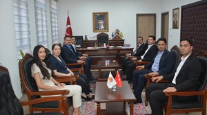 Köyceğiz Adliyesi'nden Kaymakam Kumcu'ya ziyaret! Başsavcı Özdemir de eşlik etti