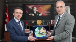 Başsavcı Demirdaş, BANÜ Rektörü Boz’la vedalaştı