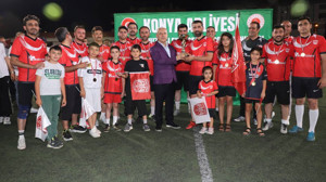 Konya Cumhuriyet Başsavcılığı'ndan 15 Temmuz anması! Şehitler için sahaya çıktılar