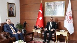 Başsavcı Şahin'den Vali Hacıbektaşoğlu'na ziyaret! Fikir alışverişinde bulunuldu