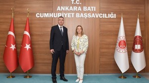 Kaymakam Gevrek'ten Başsavcı Bölükbaşı'na ziyaret! Hayırlı olsun temennilerinde bulundu