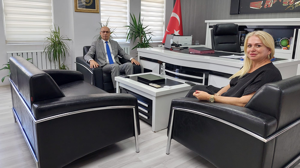 Başsavcı Sezgin’den İlçe Milli Eğitim Müdürü Günaydın’a nezaket ziyareti