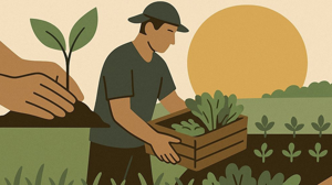 Yükümlülerin rehabilitasyonu için sebze bahçesi oluşturuldu