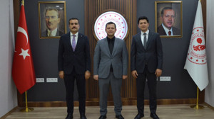 Başsavcı Ateş ve Komisyon Başkanı Mısırcı'dan Kaymakam Demirer'e ziyaret