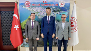 Kaymakam Arslantürk ve Başsavcı Bulutoğlu'ndan Kaymakam Çimşir'e ziyaret