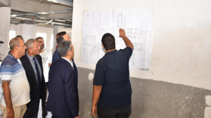 Başsavcı Yeğin yapımı süren çocuk eğitimevinde incelemelerde bulundu