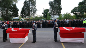 Şehit Jandarma Astsubaylar için tören düzenlendi! Başsavcı Uğurlu da katıldı
