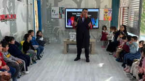 Başsavcı Çatlı, anaokulu öğrencileriyle insan haklarını konuştu