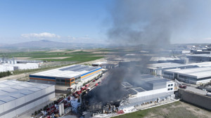 Ankara'daki boya fabrikası yangına soruşturma başlatıldı