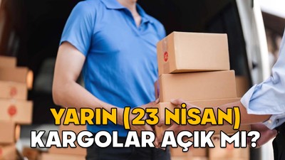 YARIN (23 NİSAN) KARGOLAR AÇIK MI? 23 Nisan Salı kargolar çalışıyor mu? (MNG, Yurtiçi, Aras, Sürat, PTT Kargo)