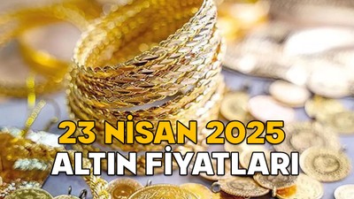 GRAM ALTIN FİYATI 23 NİSAN 2025 || Altın fiyatlarında son durum ne? Çeyrek altın ve yarım altın ne kadar oldu?