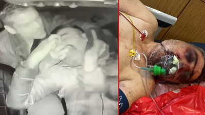 Taksiciyi komalık etmişti! İngiliz boksör dehşeti kamerada