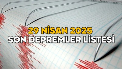 EN SON DEPREMLER 29 NİSAN 2025 || Kandilli ve AFAD’a göre bugün nerede deprem oldu, kaç şiddetinde?