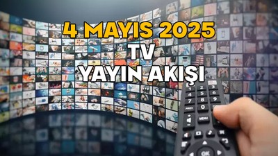 4 MAYIS PAZAR TV YAYIN AKIŞI 2025 || TV’de bugün neler var? Show TV, TRT1, Star TV, TV8, Now TV, ATV, Kanal D