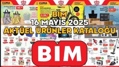 BİM 16 MAYIS KATALOĞU 2025: Bu Cuma BİM’e katlanır bisiklet geliyor! 16 Mayıs 2025 BİM indirimli ürünler listesi
