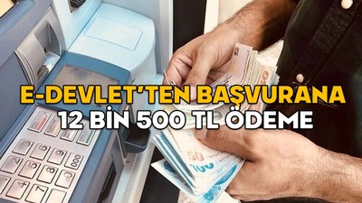 E-DEVLET’TEN BAŞVURANA 12 BİN 500 TL || Milyonlarca kişiye ödeme yapılacak. Paralar anında hesaba yatacak