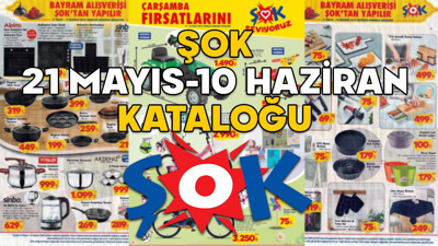 ŞOK 21 MAYIS-10 HAZİRAN KATALOĞU 2025: Şok’ta bu hafta kıyma makinesi indirimde!