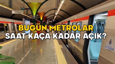 BUGÜN METROLAR SAAT KAÇA KADAR AÇIK? 25 Mayıs 2025 İstanbul’da metrolar kaça kadar çalışıyor?