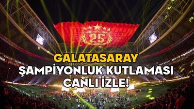 GALATASARAY ŞAMPİYONLUK KUTLAMASI CANLI İZLE! GS şampiyonluk kutlaması saat kaçta, hangi kanalda?