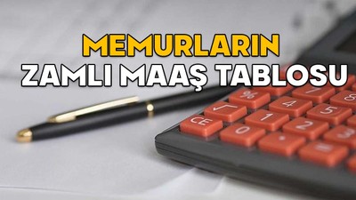 5 AYLIK ENFLASYONA GÖRE MEMURA NE KADAR ZAM ÇIKTI? İşte polis, hemşire vaiz ve diğer memurların zamlı maaş tablosu